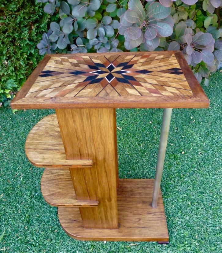 Modernistische Art-Deco bijzettafel van Michel Dufet., Antiek en Kunst, Antiek | Meubels | Tafels, Ophalen of Verzenden