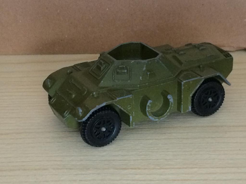 Dinky toys ferret scout car pr incl vzk, Ophalen of Verzenden, Overige typen, Dinky Toys