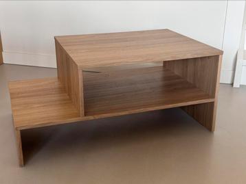 Moderne HOLMERUD Salontafel – Eikenpatroon – 90x55 cm beschikbaar voor biedingen