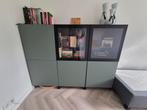 Kast - vitrinekast - dressoir, Huis en Inrichting, Kasten | Dressoirs, Ophalen, Zo goed als nieuw, 25 tot 50 cm, 150 tot 200 cm