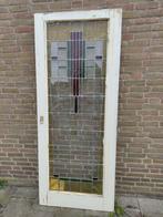 2x glas in lood deuren raam ensuite deuren schuifdeuren, Doe-het-zelf en Verbouw, Deuren en Horren, Ophalen, Glas, Binnendeur