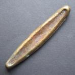 Antieke Lat Munt (Boot Munt) Laos Circa 1707-1889 (01), Postzegels en Munten, Munten | Azië, Verzenden, Zuidoost-Azië, Losse munt