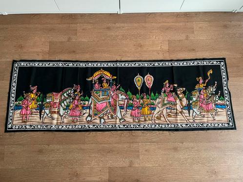 Groot wandkleed India, Antiek en Kunst, Antiek | Kleden en Textiel, Ophalen of Verzenden