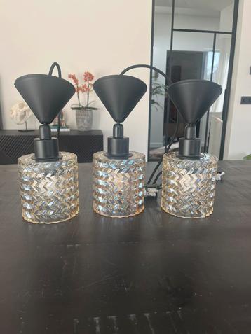 3x Nordlux hanglamp “Hollywood” amber beschikbaar voor biedingen