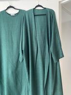 Nieuwe 2 delige kimono set kaftan forest green M/L/ XL, Nieuw, Groen, Maat 42/44 (L), Ophalen of Verzenden