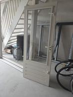 Hardhouten achterdeur, Doe-het-zelf en Verbouw, Deuren en Horren, Ophalen, Gebruikt, Buitendeur, 200 tot 215 cm