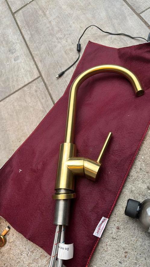 Lanesto Forte Eenhendelkeukenmengkraan gold, Huis en Inrichting, Keuken | Keukenelementen, Nieuw, Minder dan 100 cm, Minder dan 50 cm