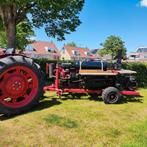 Houtklover zelfbouw op onderstel van een voerwagen, Tuin en Terras, Kloofmachines, Ophalen, Benzine, Gebruikt, Liggend