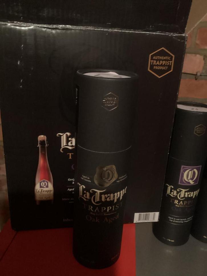 La Trappe Quadrupel Oak Aged - Batch 41 & 48, Verzamelen, Biermerken, Nieuw, Flesje(s), La Trappe, Ophalen of Verzenden