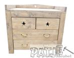 Nieuwe steigerhouten commode/ladenkast