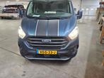 Ford Transit Custom GB 2.0 Tdci 185PK 320 L2h1 Automaat 2019, Auto's, Bestelauto's, Zwart, 4 cilinders, Blauw, 11 km/l