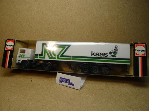 HERPA 1:87, VOLVO-12+Koel-Oplegger "NCZ KAAS" OVP Zie Foto`s, Hobby en Vrije tijd, Modelauto's | 1:87, Zo goed als nieuw, Bus of Vrachtwagen