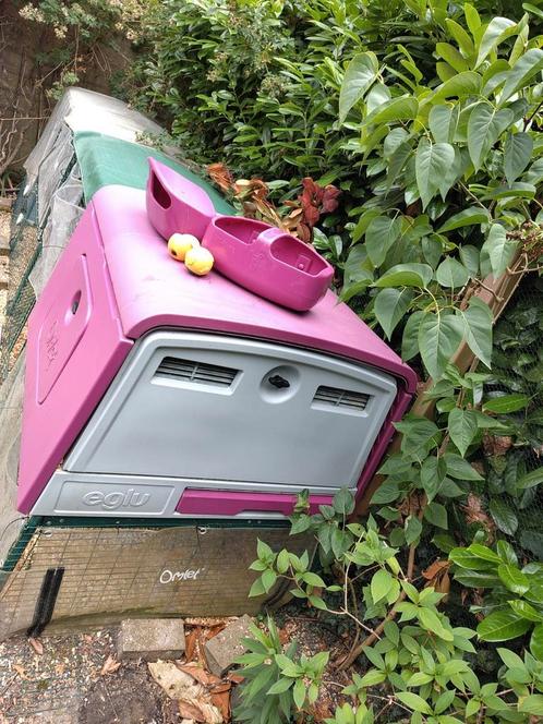 Omlet Eglu Cube kippenhok ren deur dekzeilen en meer, Dieren en Toebehoren, Pluimvee | Toebehoren, Gebruikt, Kippenhok of Kippenren