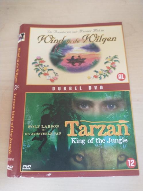 Tarzan & Wind in de wilgen, Cd's en Dvd's, Dvd's | Avontuur, Zo goed als nieuw, Alle leeftijden, Ophalen of Verzenden