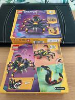 Lego creator wilde dieren spannende spin nr 31159 2 sets, Ophalen of Verzenden, Zo goed als nieuw