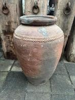 Mooie oude kruik uit India., Ophalen, Gebruikt, Overige kleuren, Aardewerk of Porselein