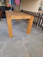eiken houtentafel 1.80 x 90x 77, Huis en Inrichting, Ophalen of Verzenden, Gebruikt