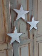 3 stuks stoere houten sterren , 22 cm, Ophalen of Verzenden, Zo goed als nieuw