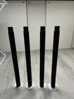 Verstelbare Ikea tafelpoten zwart, Huis en Inrichting, Tafelonderdelen, Ophalen, Tafelpoot, Minder dan 50 cm, 50 tot 100 cm