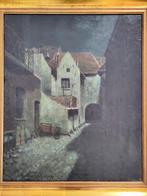 Uniek! Olieverfschilderij Venlo Bartelsplaats 1944, Ophalen of Verzenden