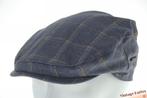 flatcap Platte pet Hawkins blauw katoen mix 58, 59, 60 nieuw, Kleding | Heren, Hoeden en Petten, Nieuw, Ophalen of Verzenden, Pet