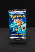 Base set booster pack "blastoise art", Ophalen of Verzenden, Zo goed als nieuw, Booster