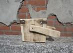 houten rijst bakje - decoratie - stoer - vintages - brocante, Ophalen of Verzenden