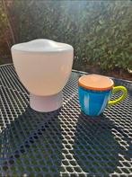 Antieke Gispen  melkglazen Lamp - Kleinste Versie, Huis en Inrichting, Ophalen of Verzenden, Gebruikt, Glas, Antiek vintage