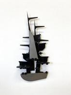 Vintage wanddecoratie boot schip zeilboot nautisch reliëf, Gebruikt, Ophalen of Verzenden, Nvt, Nvt