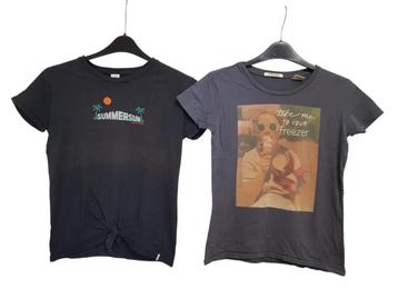 Mooi zwart SCOTCH & SODA knoopshirtje maat 12/ 152.   beschikbaar voor biedingen