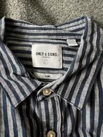ONLY AND SONS overhemd, hemd, L, Ophalen of Verzenden, Zo goed als nieuw, Blauw, Halswijdte 43/44 (XL)