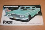 Zeldzame reclame-uitgave - Ford modellen - 1960 !!, Ophalen of Verzenden, Zo goed als nieuw, Ford