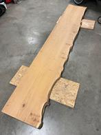 Eiken Boomstamblad - droog - 6cm dik, Doe-het-zelf en Verbouw, Hout en Planken, Ophalen, Eiken, Nieuw, Plank