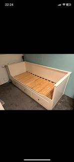 2 x ikea hemnes bedbank wit, Huis en Inrichting, Slaapkamer | Bedden, Wit, Tweepersoons, Ophalen of Verzenden, Zo goed als nieuw