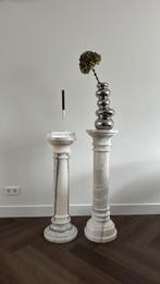 Vintage marmeren zuil, Ophalen, Gebruikt