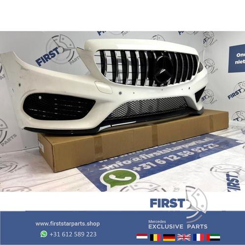 W205 C205 PRE FACELIFT AMG VOORBUMPER COMPLEET 2014-2021 WIT, Auto-onderdelen, Carrosserie en Plaatwerk, Bumper, Mercedes-Benz