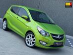 Opel KARL 1.0 Kiwi Leder Stuur&stoel Verwarming Cruise clima, Voorwielaandrijving, 839 kg, Gebruikt, Leder en Stof