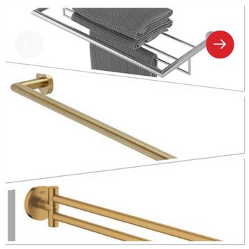 GEESA handdoeken set mat goud beschikbaar voor biedingen
