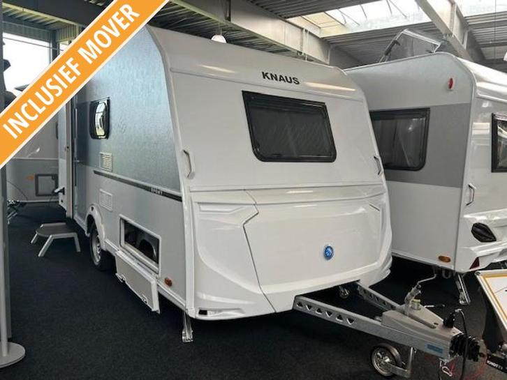 Knaus Sport 420 QD GRATIS MOVER, Caravans en Kamperen, Caravans, Bedrijf, tot en met 4, 750 - 1000 kg, Treinzit, Knaus, Dwarsbed