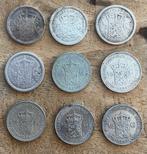compleet setje halve guldens Wilhelmina, Ophalen, ½ gulden, Setje, Zilver
