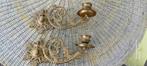 Vintage Messing Wand/Piano  kandelaars, Antiek en Kunst, Ophalen