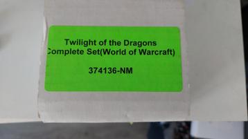Complete set WoW Twilight of the Dragons Warcraft beschikbaar voor biedingen