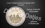 2 Euro Spanje 2013 - Escorial - UNC, Postzegels en Munten, Munten | Europa | Euromunten, 2 euro, Spanje, Ophalen of Verzenden