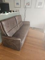 Mooie leren bank, Ophalen, 150 tot 200 cm, Driepersoons, Zo goed als nieuw
