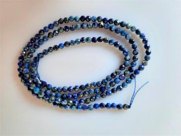Lapis Lazuli kraal natuurlijk facet 2.5 mm, 3 mm en 4 mm beschikbaar voor biedingen