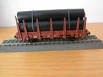 Marklin rongenwagen 4459 van de DB beladen met buizen, Hobby en Vrije tijd, Modeltreinen | H0, Wisselstroom, Gebruikt, Wagon, Ophalen of Verzenden