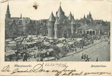(378-387-011) Amsterdam Nieuwmarkt met Waag beschikbaar voor biedingen