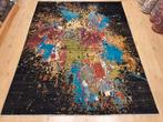 Nieuw handgeknoopt oosters tapijt modern art 256x201, Info@SlatsAntiek.nl, Crème, Perzisch, Vof Slats Antiek