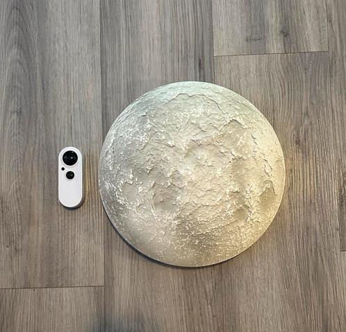 Led maanlamp, Huis en Inrichting, Lampen | Wandlampen, Zo goed als nieuw, Kunststof, Ophalen of Verzenden
