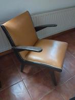 vintage design stoel, Ophalen of Verzenden, Gebruikt, Bruin, Eén